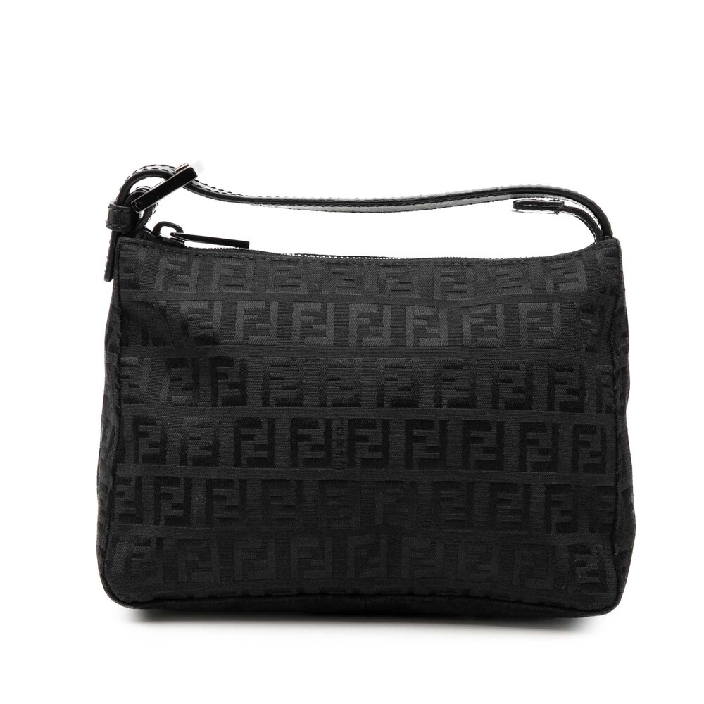 Pre-Loved Fendi Zucchino Canvas Handbag